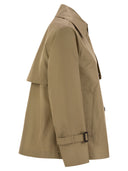 Weekend Max Mara Biglia Drip Proof Gabardine Short Trench Coat
