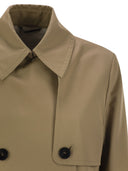 Weekend Max Mara Biglia Drip Proof Gabardine Short Trench Coat