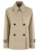 Weekend Max Mara Biglia Drip Proof Gabardine Short Trench Coat