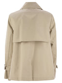 Weekend Max Mara Biglia Drip Proof Gabardine Short Trench Coat