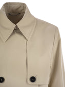Weekend Max Mara Biglia Drip Proof Gabardine Short Trench Coat