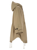 Fin de semana max mara usa a prueba de gotas de algodón gabardina