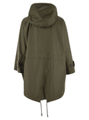 Weekend Max Mara Usa Drip Proof Cotton Gabardine Hood