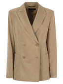 Weekend max mara nervoso su misura lana tela blazer