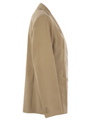 Weekend max mara nervoso su misura lana tela blazer