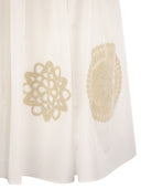 Weekend Max Mara Orme Pleated Cotton Skirt