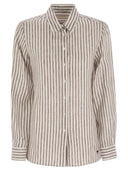 Weekend Max Mara Josef Striped Linen Shirt