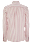 Weekend Max Mara Bahamas Striped Cotton Poplin Shirt