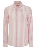 Weekend Max Mara Bahamas Striped Cotton Poplin Shirt