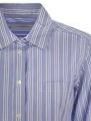 Weekend Max Mara Bahamas Striped Cotton Poplin Shirt