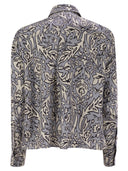 Wochenende Max Mara Enfasi Seiden -Twill -Hemd