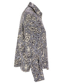 Wochenende Max Mara Enfasi Seiden -Twill -Hemd