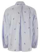 Weekend Max Mara Gilly Embroidered Poplin Shirt