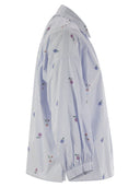 Weekend Max Mara Gilly Embroidered Poplin Shirt