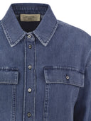 Weekend Max Mara Zemira Boxy Denim Shirt