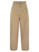 Weekend Max Mara Artur1234 Carrot Poplin Trousers