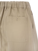 Weekend Max Mara Disco Wide Cotton Drill Trousers