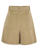 Weekend Max Mara Cirino bomuld og linned Bermuda Shorts