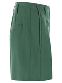 Week-end Max Mara Pandoro Coton Bermuda Shorts avec fléchettes