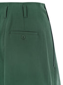 Week-end Max Mara Pandoro Coton Bermuda Shorts avec fléchettes