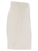 Weekend Max Mara Ecuba Cotton e Linen Bermuda Shorts