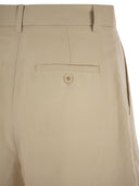 Weekend Max Mara Ecuba Cotton og Linen Bermuda Shorts
