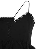 Weekend Max Mara Asburgo1234 Embroidered Cotton Canvas Top