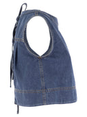 Fin de semana Max Mara Magia Cotton Denim Top