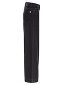 주말 Max Mara Vega Jeans Denim의 넓은 다리
