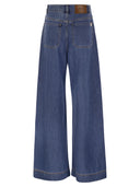 Weekend Max Mara Vega Jeans Wide Leg In Denim