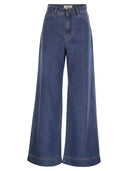 Weekend Max Mara Vega Jeans Wide Leg In Denim