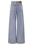 Weekend Max Mara Vega Jeans szeroka noga w dżins