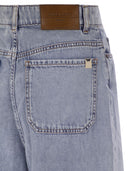 Weekend Max Mara Vega Jeans szeroka noga w dżins