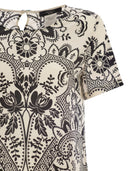 Vestido de crepe de chine de seda de fin de semana max mara vela