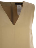 Weekend Max Mara Egoista Viscose And Linen Canvas Flared Dress