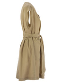 Weekend Max Mara Mitico Short Dress In Cotton Poplin