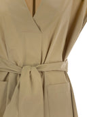 Weekend Max Mara Mitico Short Dress In Cotton Poplin