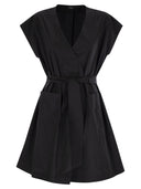 Weekend Max Mara Mitico Short Dress In Cotton Poplin