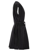 Weekend Max Mara Mitico Short Dress In Cotton Poplin