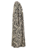 Wochenende Max Mara Anzio gedrucktes Popelkleid