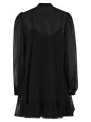 주말 Max Mara Aster Cotton Voile Flared 드레스
