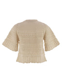 Weekend Max Mara Asburg1234 Cotton Crochet Jersey
