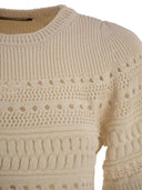 Weekend Max Mara Asburg1234 Cotton Crochet Jersey