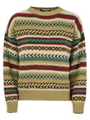 Weekend Max Mara Novara Cotton Jumper With Jacquard Design