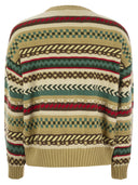 Weekend Max Mara Novara Cotton Jumper With Jacquard Design