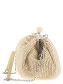 Weekend Max Mara Fortuna Pastry Bag Medium Raffia Effect