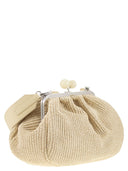 Weekend Max Mara Fortuna Pastry Bag Medium Raffia Effect