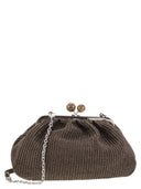 Fin de semana Max Mara Fortuna Bag Pastry Raffia Efecto