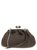 Fin de semana Max Mara Fortuna Bag Pastry Raffia Efecto