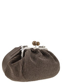 Fin de semana Max Mara Fortuna Bag Pastry Raffia Efecto
